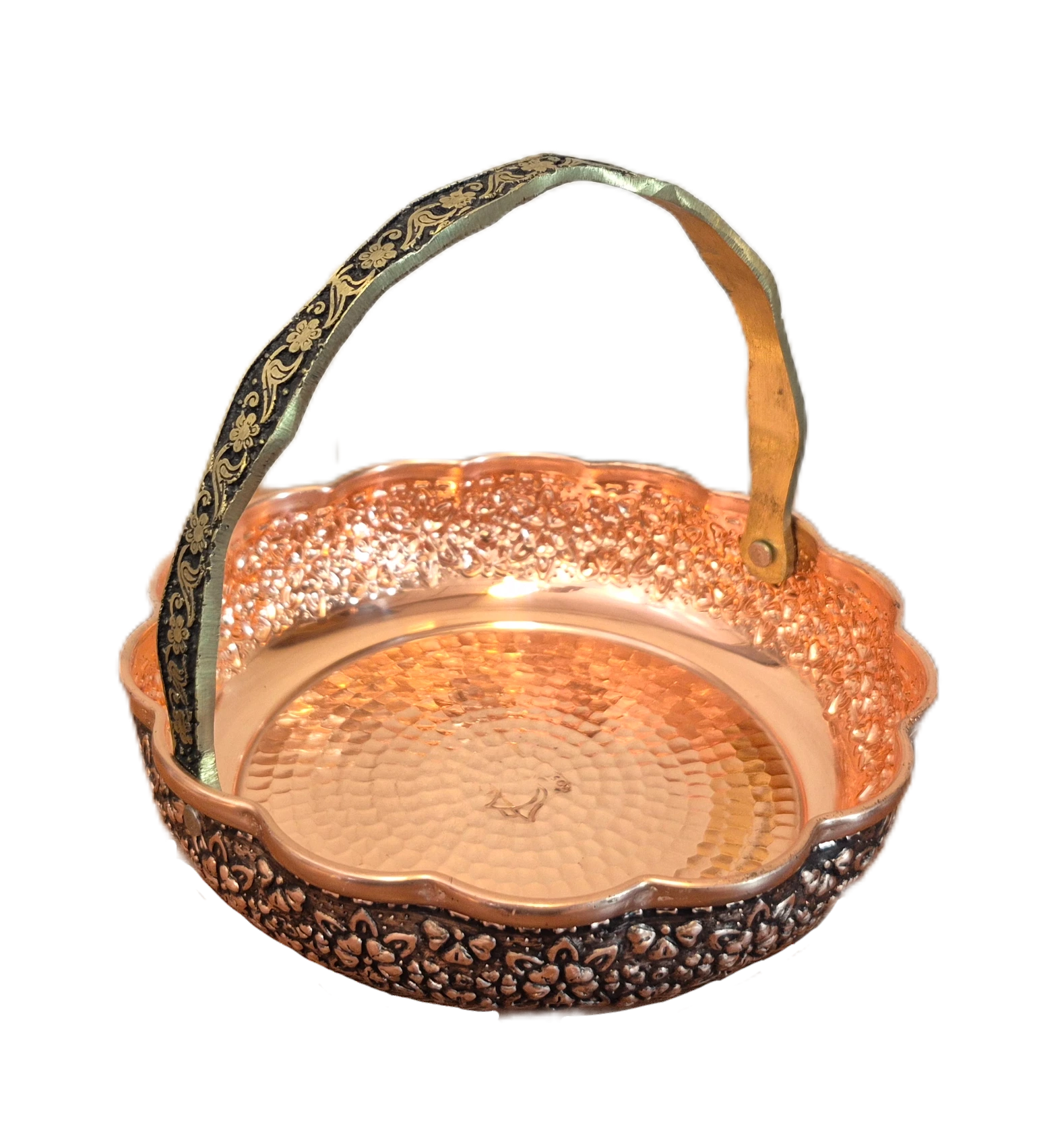 basket cooper 1 سبد مسی دسته دار زنجان | خرید و قیمت مس زنجان به قیمت کارگاهی | تولیدی رز مس