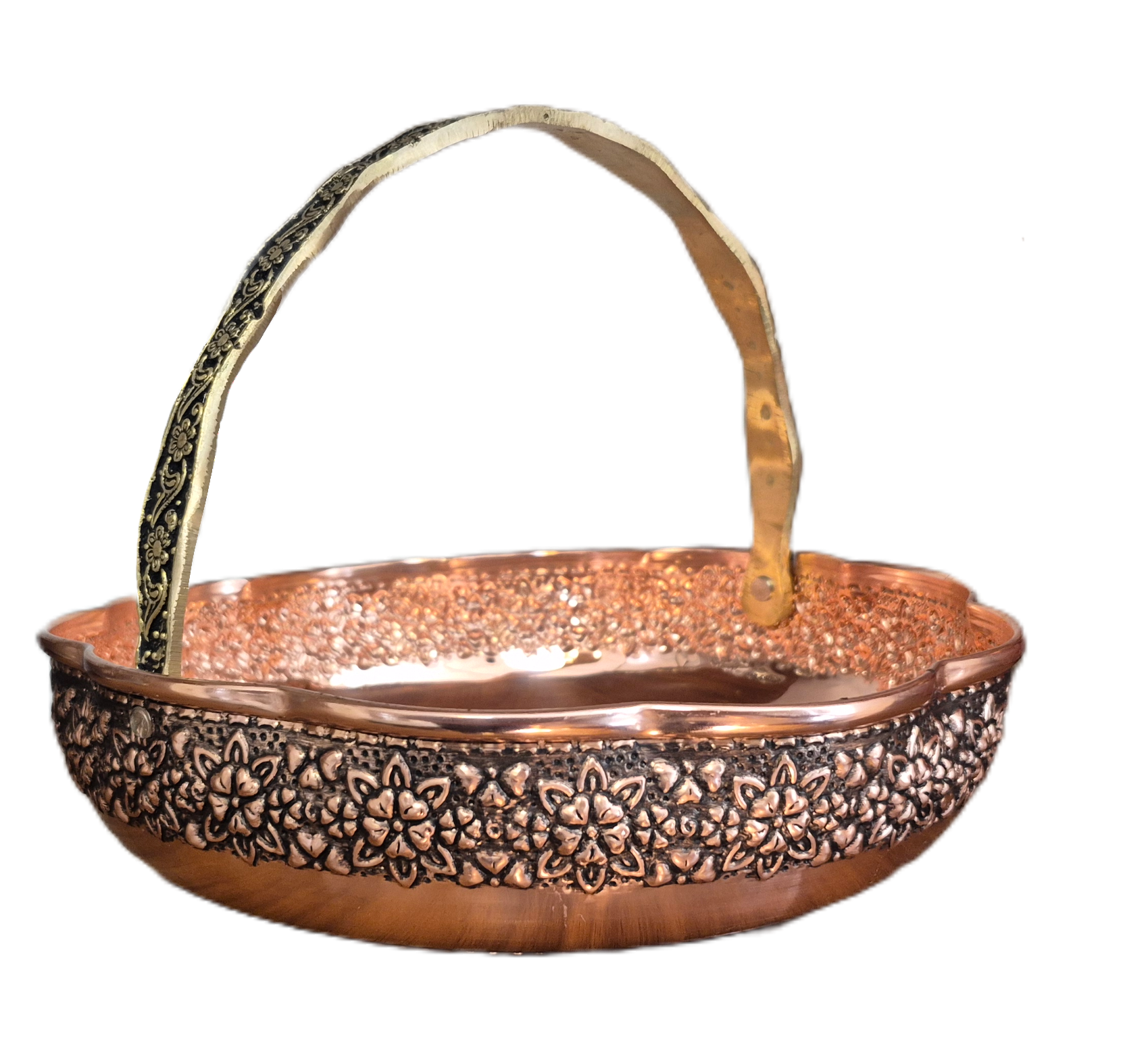 basket copper size 2 1 سبد مسی دسته دار زنجان سایز 3 رز گوهر | خرید و قیمت مس زنجان به قیمت کارگاهی | تولیدی رز مس