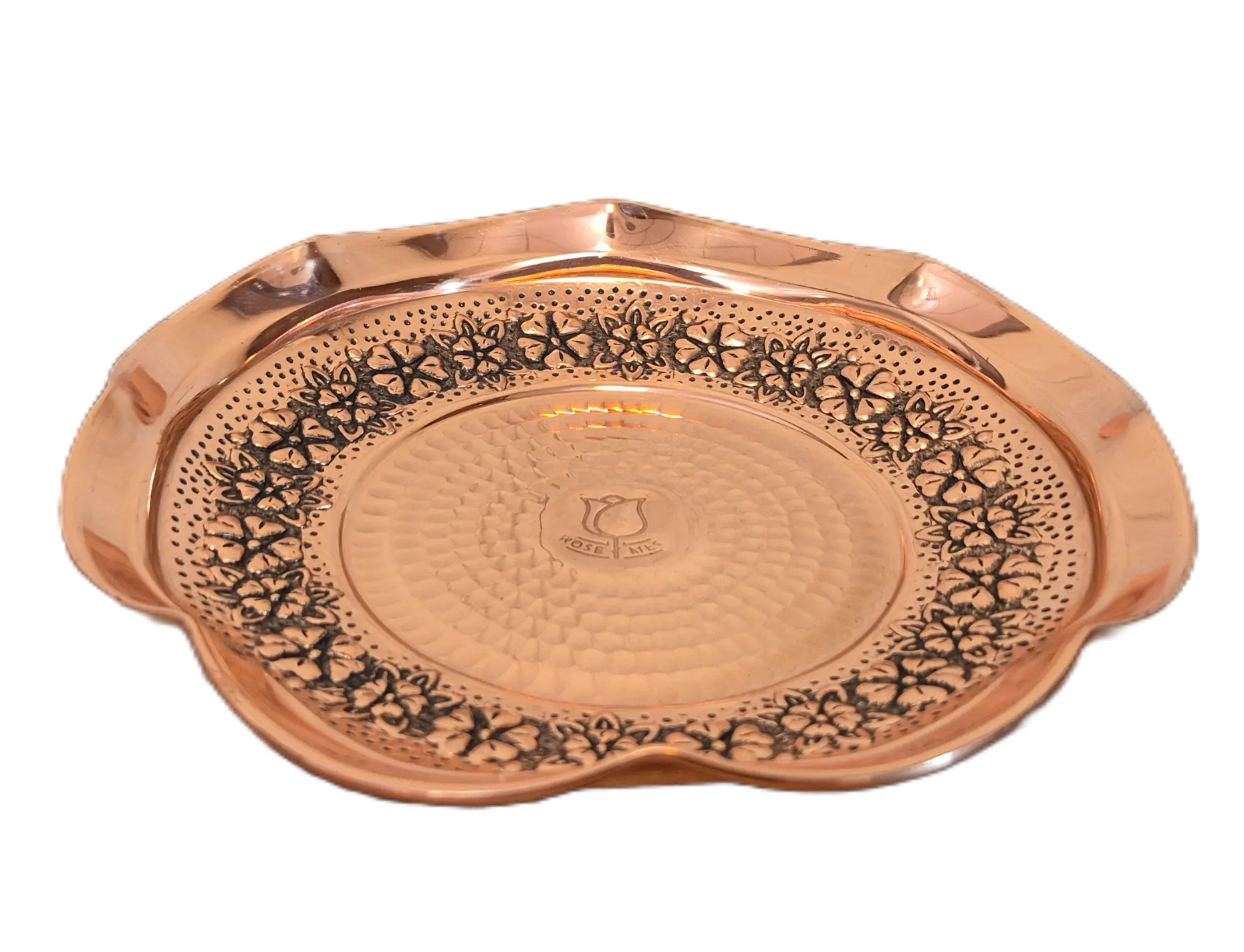 boshghab cooper 2 بشقاب مسی رز گوهر | انواع ظروف مسی به قیمت کارگاهی | تولیدی رز مس زنجان